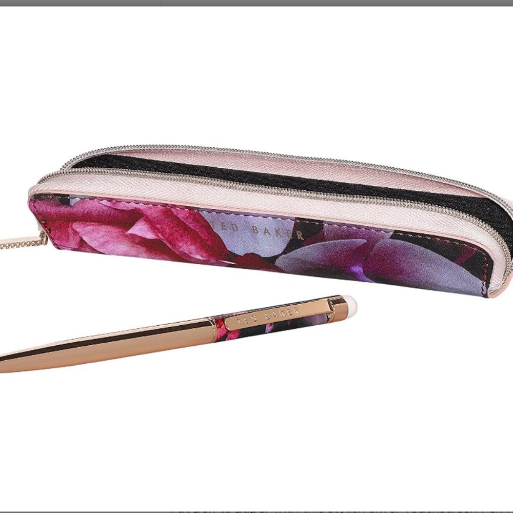 Ted Baker Splendour Touch Screen Slim Pen & Stylus with zippered case nwt